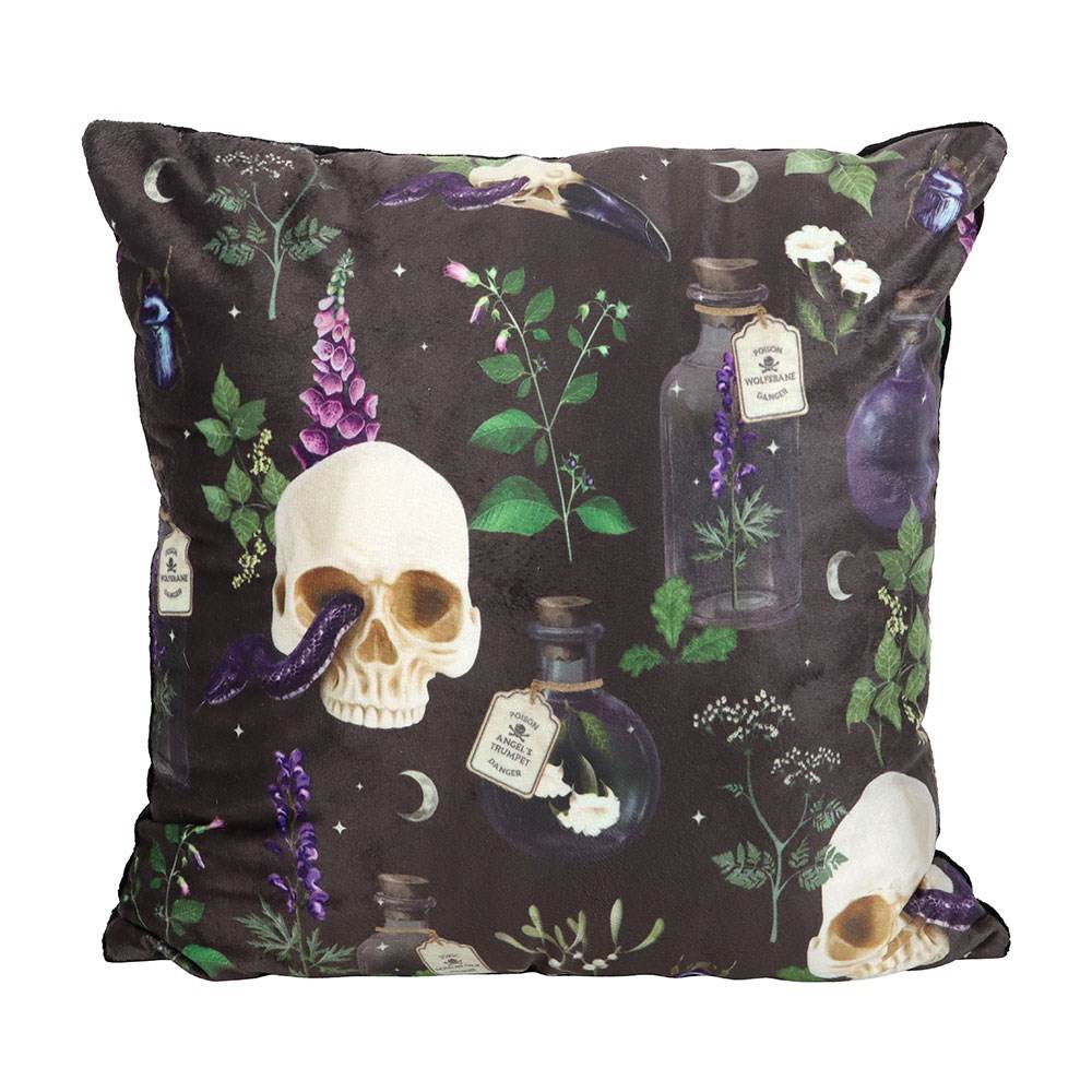 Something Different - 35cm Square Venom & Vines Print Kussen - Multicolours